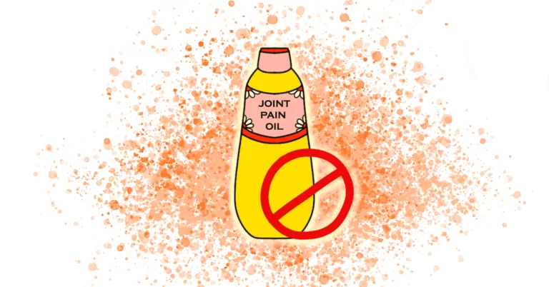 Stop joint pain oil | Advice from a physiotherapist